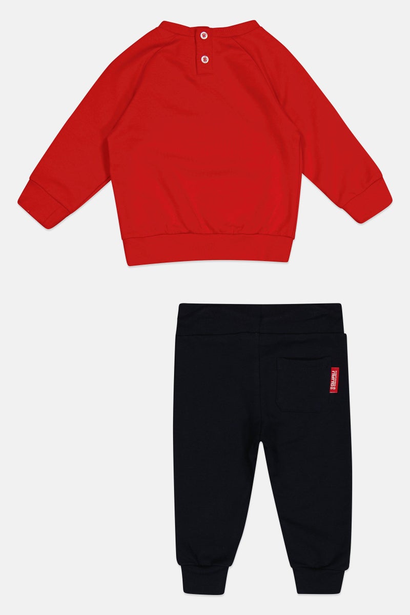 guru G99 By Guru Toddlers Boy 2 Pieces Graphic Sweatshirt With Pants Set, Multicolor - Image 3